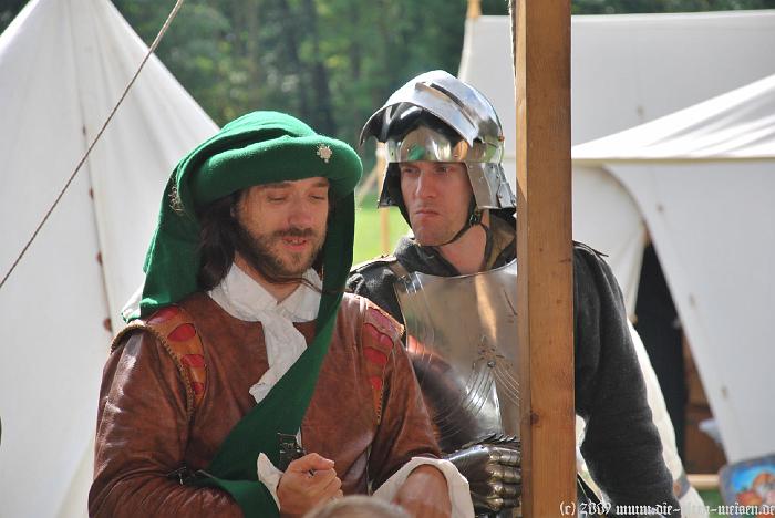 Erstklassig bewacht: Graf Jakob von Gildenstein